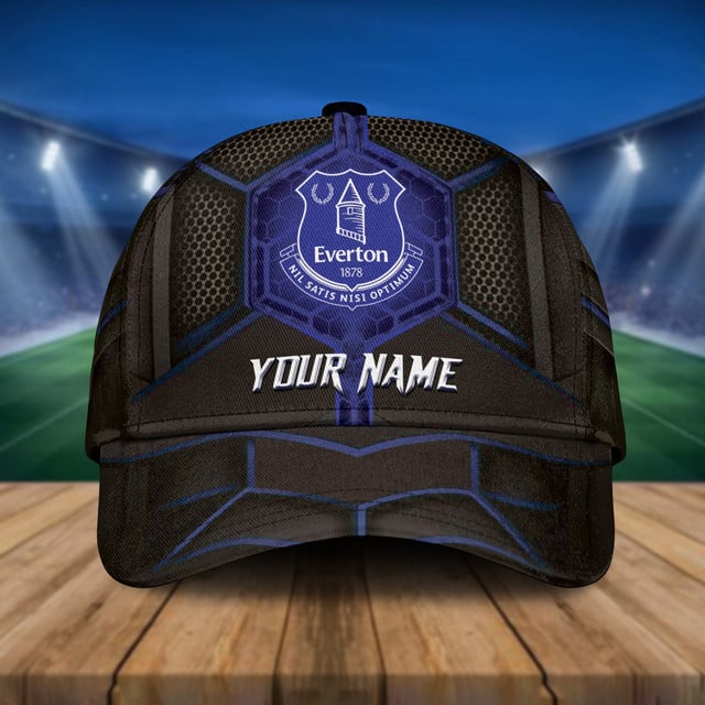 Personalized Everton Fc Cap - Custom Name Soccer Hat For Fans