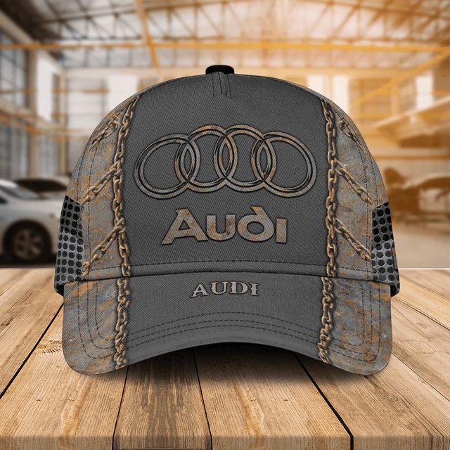 Premium Vintage Audi Logo Cap – Stylish Mesh Trucker Hat For Auto Enthusiasts