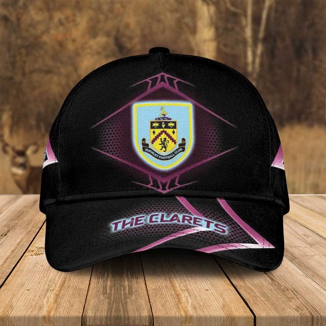 Stylish Burnley Fc Cap - Show Your Clarets Pride With Premium Black Hat