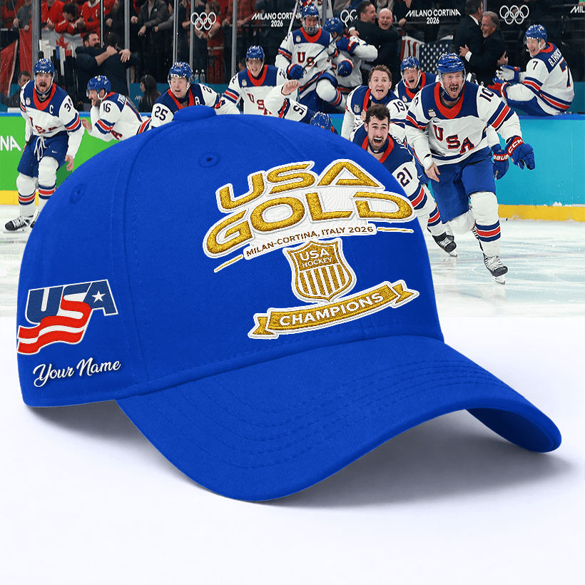 Usa Hockey Men Olympic Champions 2026 Classic Cap Personalized Gifts For Fans - Limited Edition