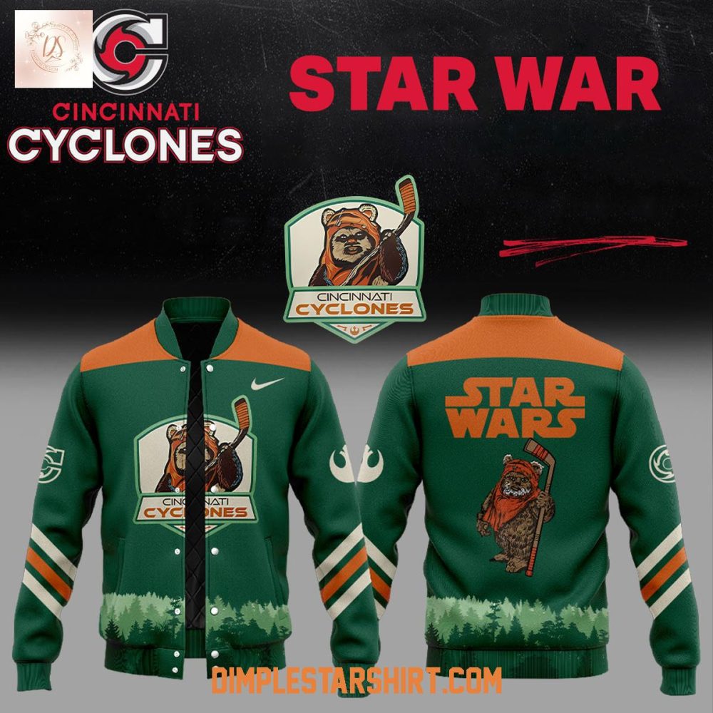 Cincinnati Cyclones Star Wars 2025 Baseball Jacket