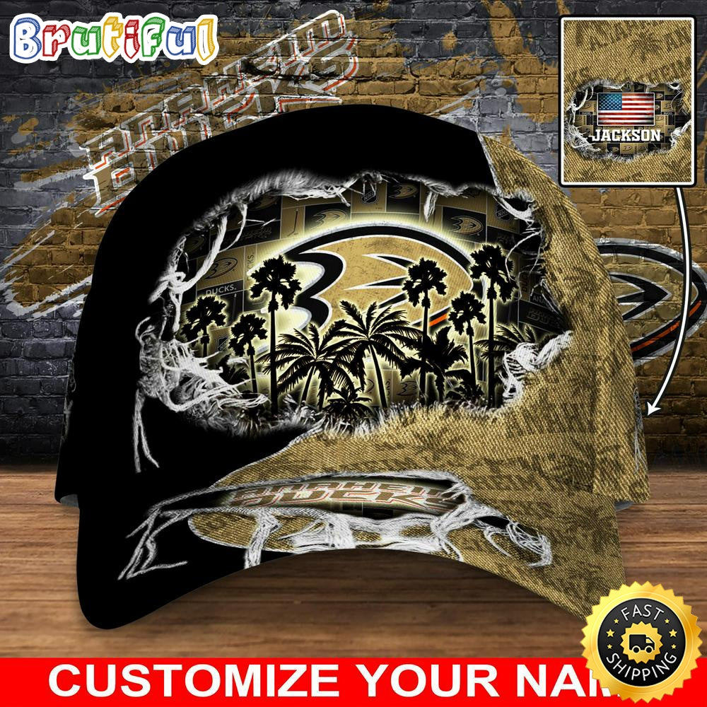 Customized Nhl Anaheim Ducks Baseball Cap New Collection For Sports Fans