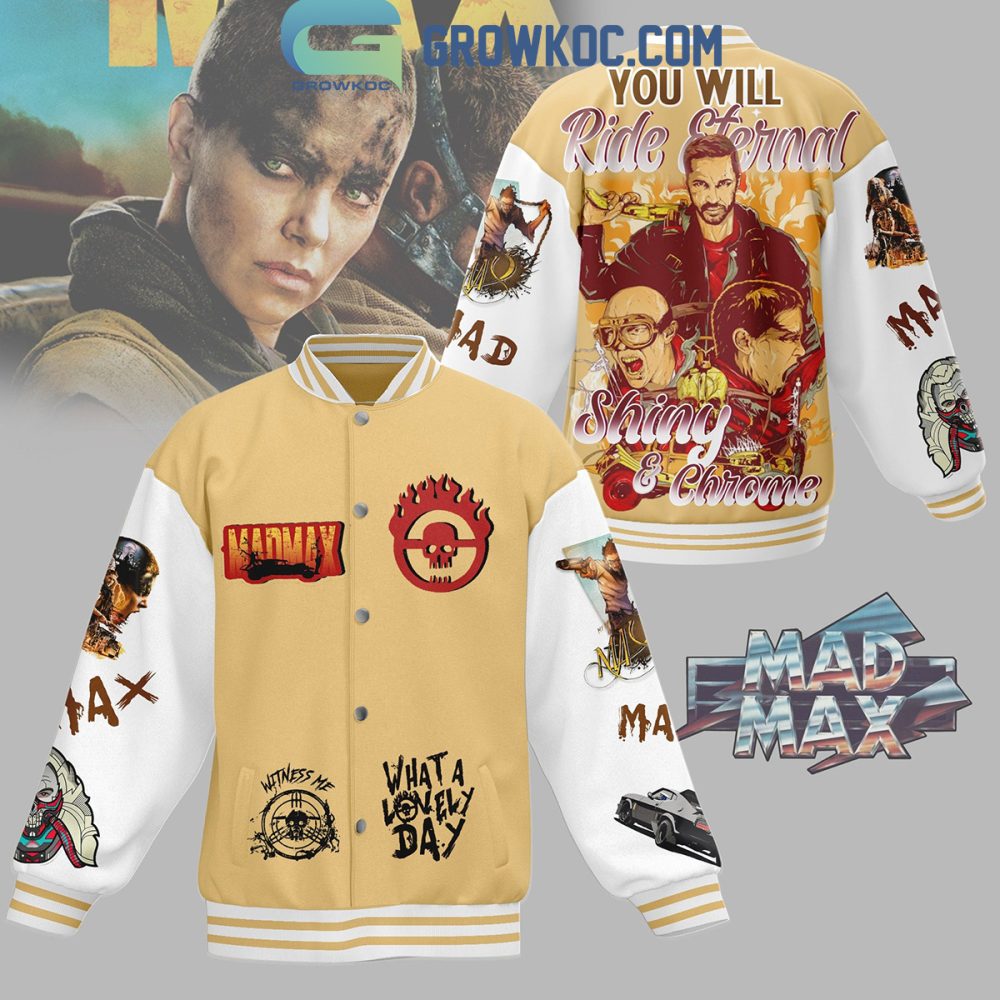 Mad Max Inspired Varsity Jacket – Iconic Design, Bold Style, Unisex Fashion