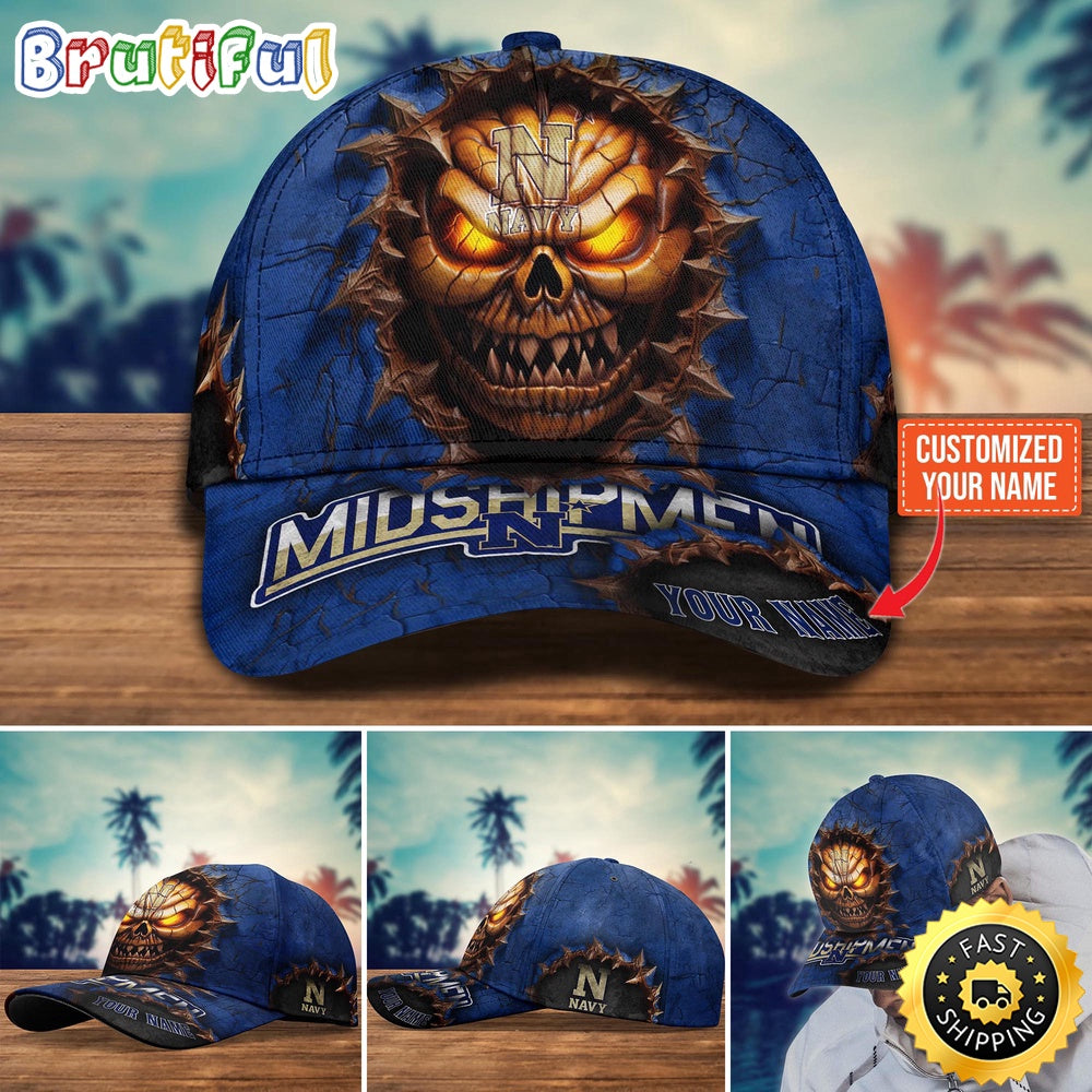 Ncaa Navy Midshipmen Baseball Cap Halloween Custom Cap For This Season