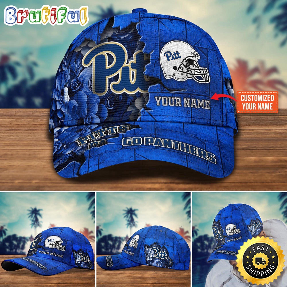 Ncaa Pittsburgh Panthers Baseball Cap Custom Hat For Fans