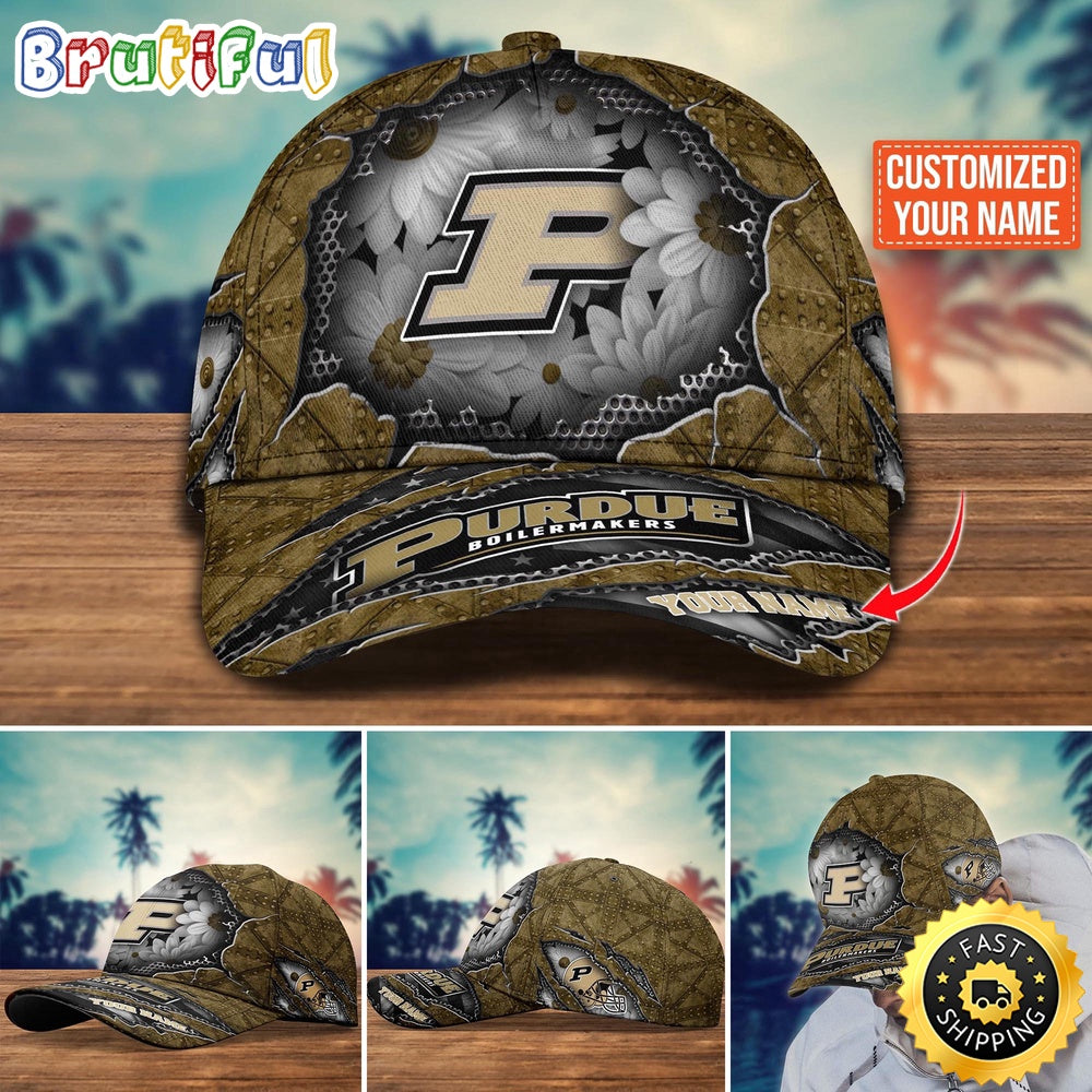 Ncaa Purdue Boilermakers Baseball Cap Custom Cap Trending