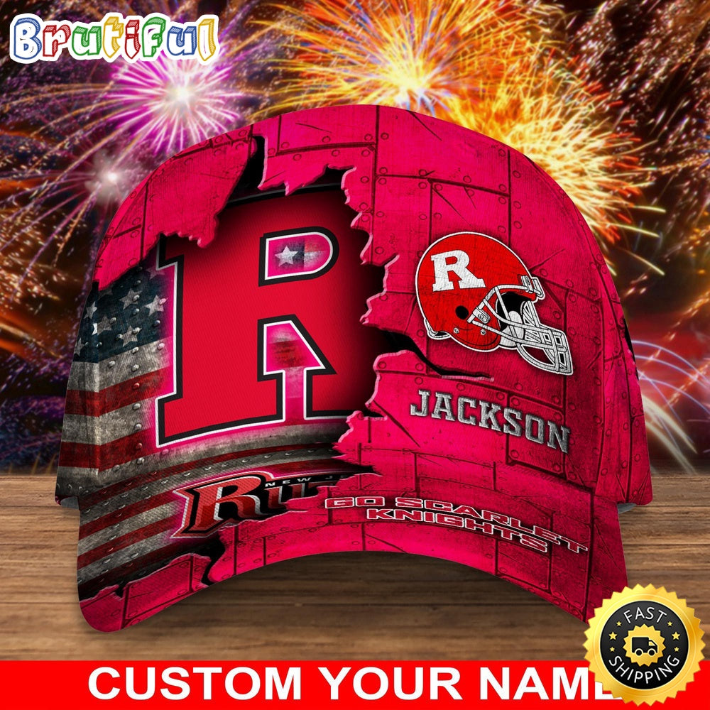 Ncaa Rutgers Scarlet Knights Baseball Cap Custom Cap Go Sports Teams
