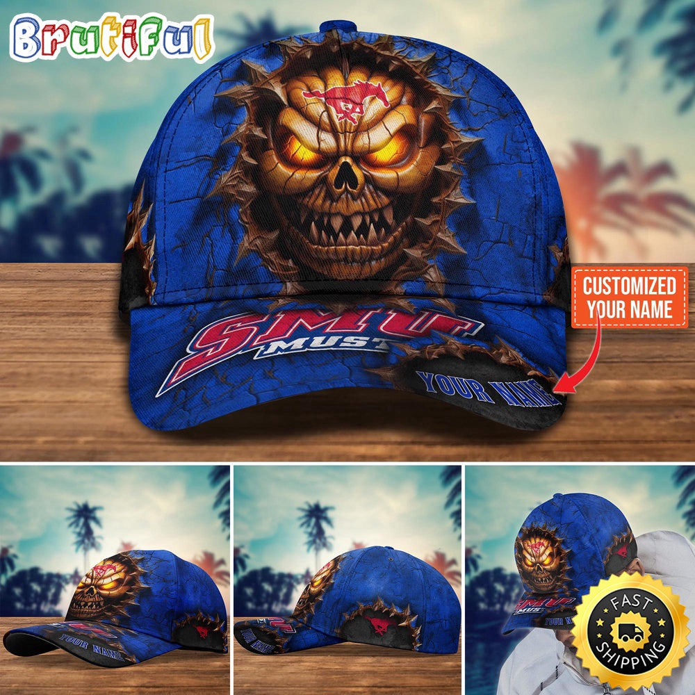 Ncaa Smu Mustangs Baseball Cap Halloween Custom Cap For This Season