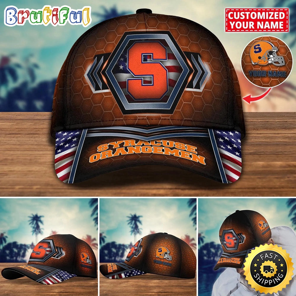 Ncaa Syracuse Orange Baseball Cap Best Trending Custom Name Cap