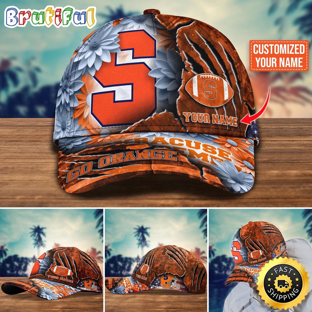 Ncaa Syracuse Orange Baseball Cap Custom Hat For Fans New Arrivals