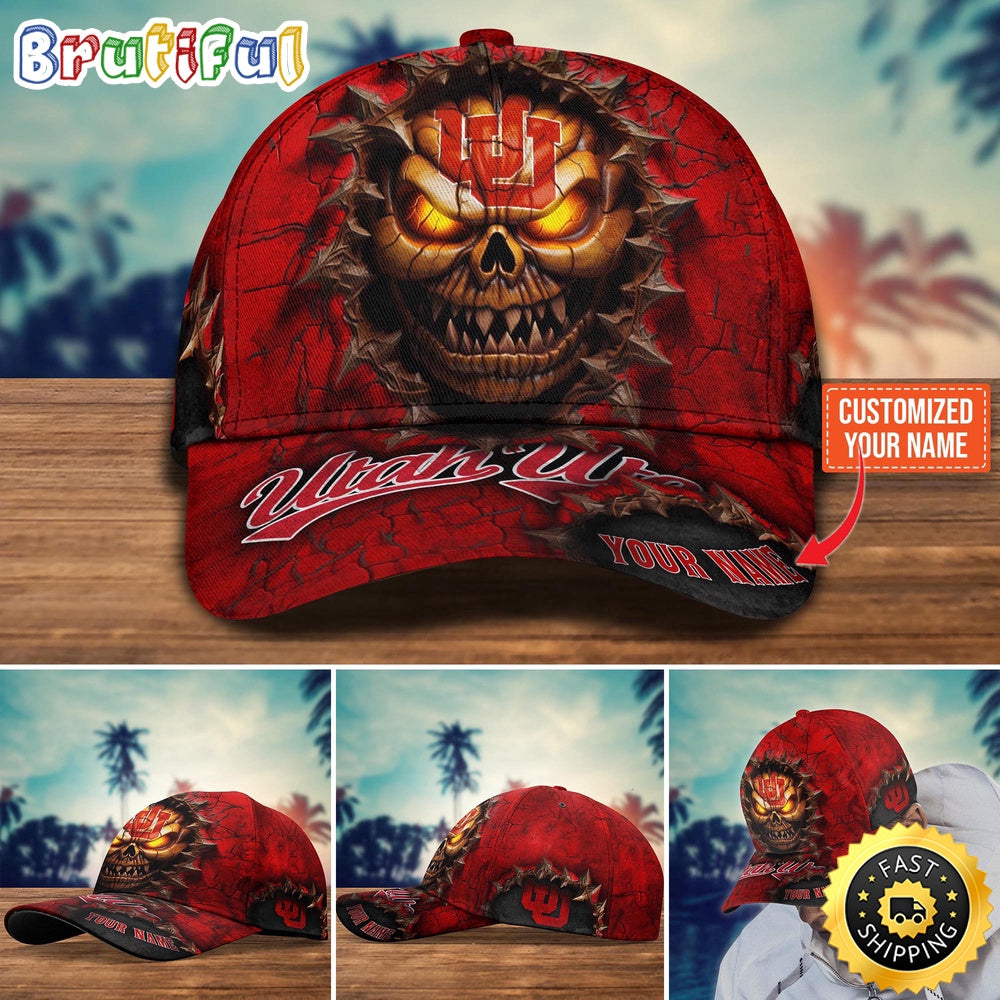 Ncaa Utah Utes Baseball Cap Halloween Custom Cap For This Season