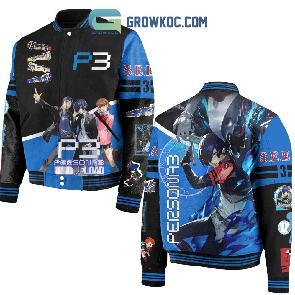 Exclusive Persona 3 Reload Anime Varsity Jacket – Limited Edition Cosplay Apparel