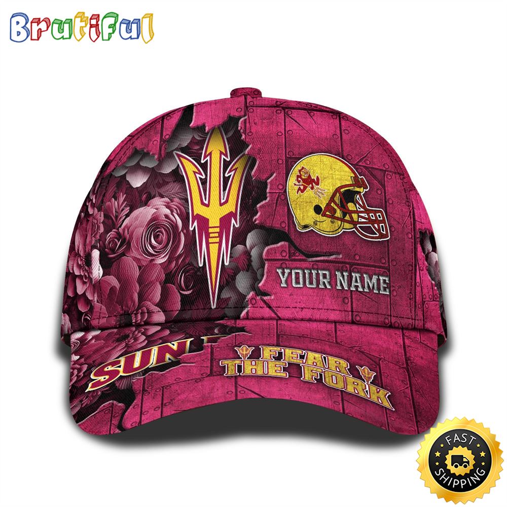 Personalized Ncaa Arizona State Sun Devils All Over Print Baseball Cap Show Your Pride