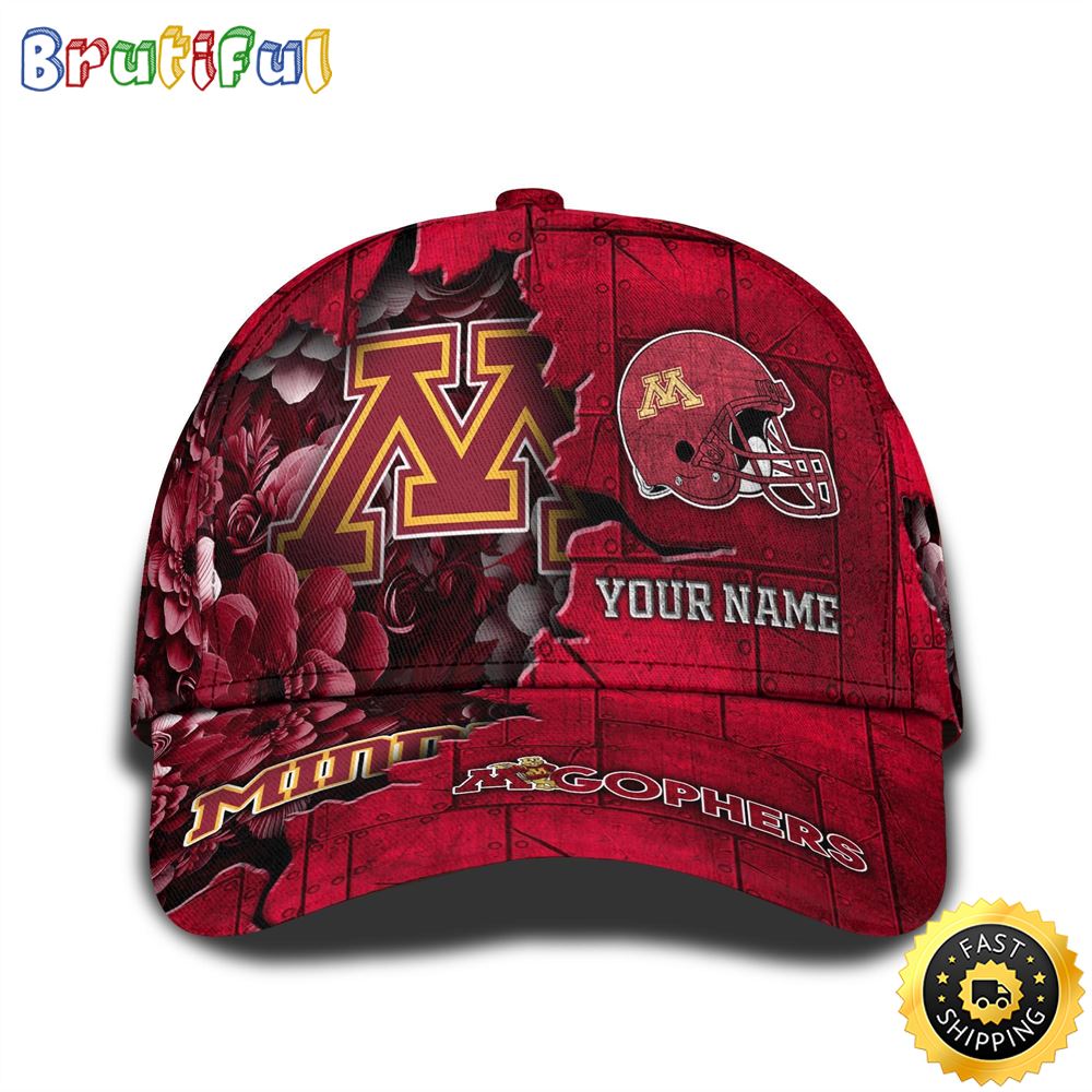Personalized Ncaa Minnesota Golden Gophers All Over Print Baseball Cap Show Your Pride
