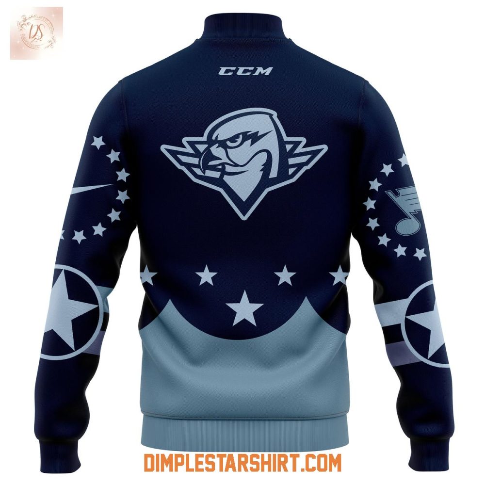 Springfield Thunderbirds Military Appreciation 2025 Baseball Jacket