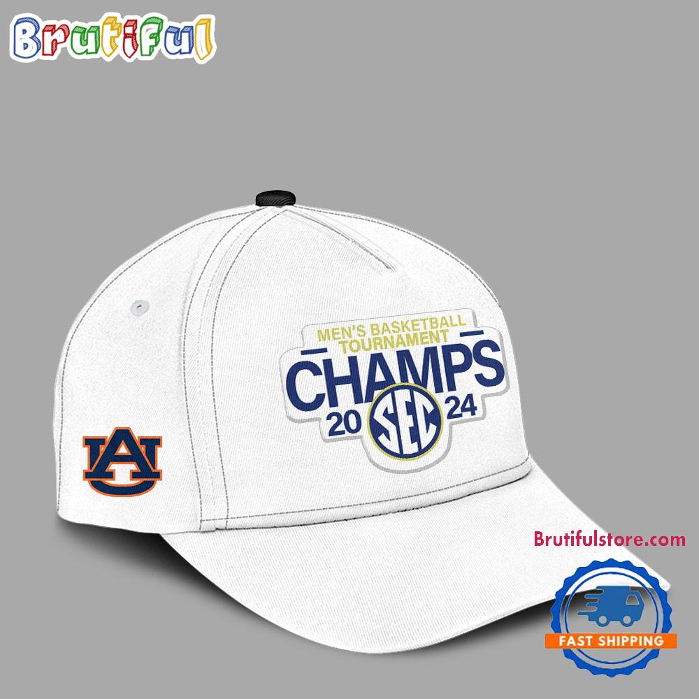 Auburn Tigers Basketball 2024 Sec Tournament Champion Cap