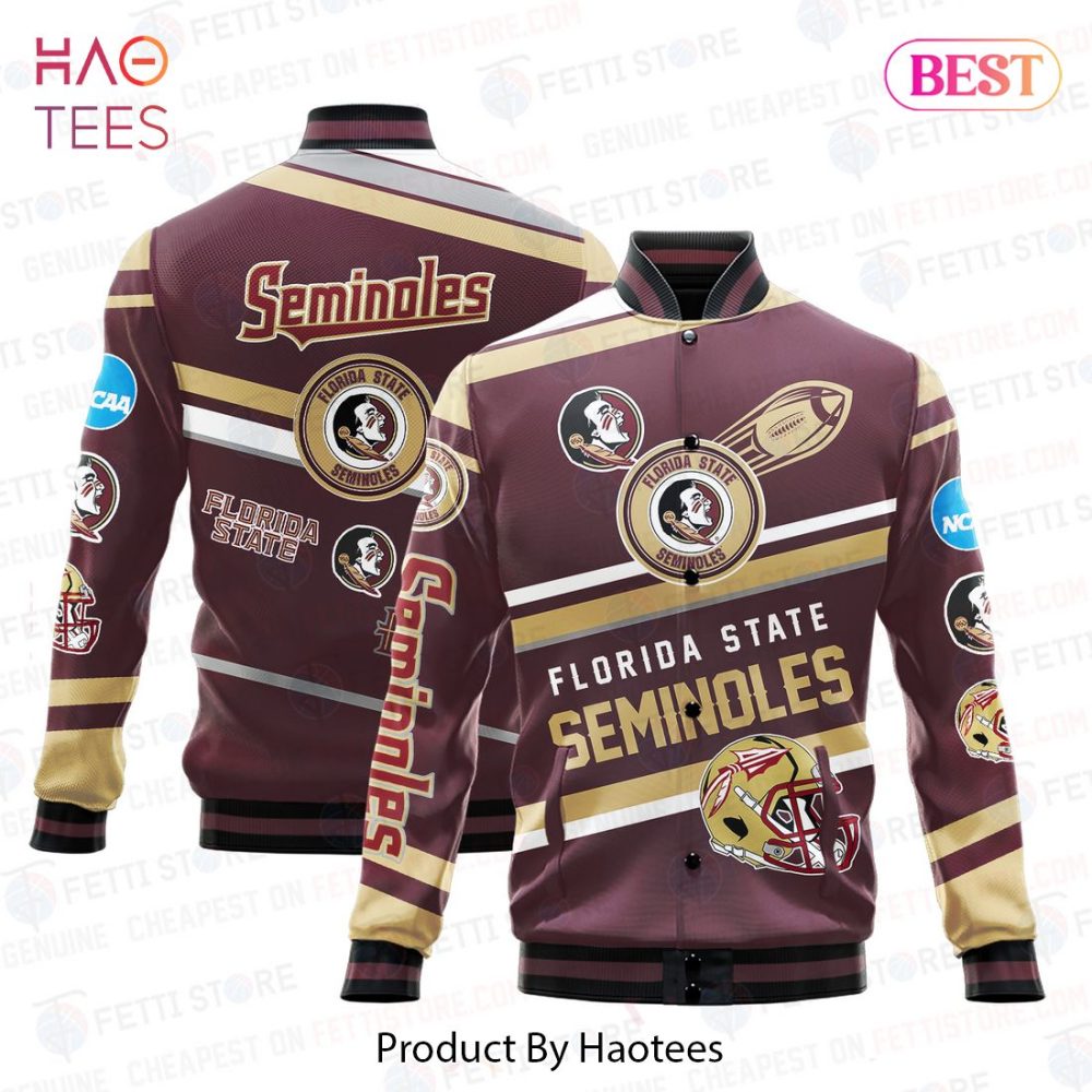 Florida State Seminoles Varsity Jacket - Premium Ncaa Fan Gear By Haotees