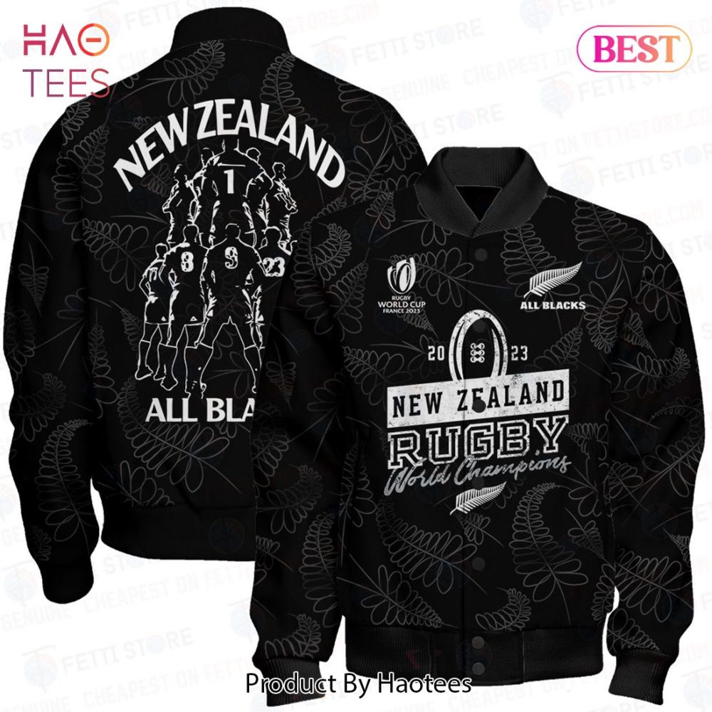 Limited Edition All Blacks Rugby Jacket - New Zealand World Champions 2023