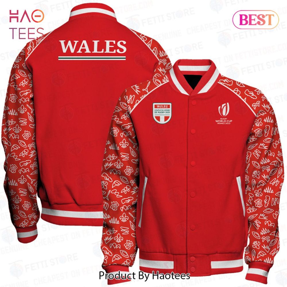Best Wales National Rugby Union Team Varsity Jacket Limited Edition