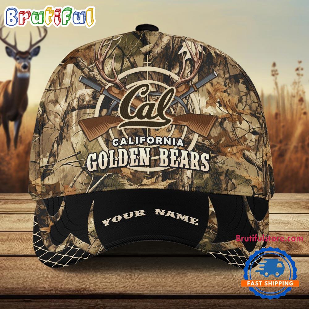 California Golden Bears Camo Hunting Cap, Sport Team Camo Hunting Hats