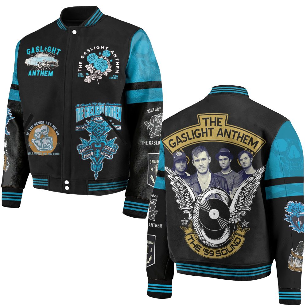 Gaslight Anthem Band Varsity Jacket - Stylish Music Fan Apparel With Iconic Designs