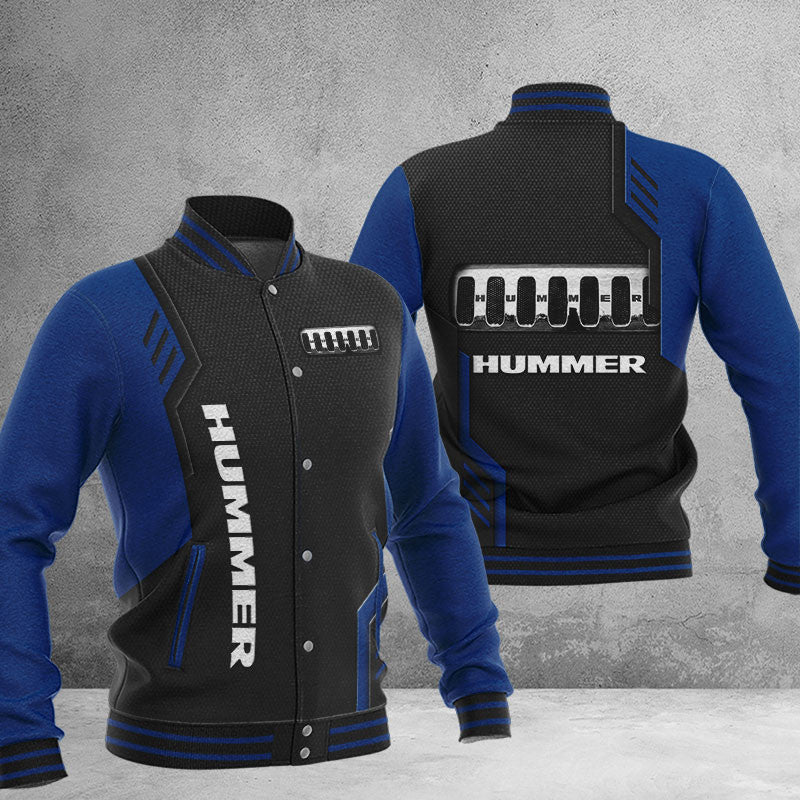 Hummer Dmhj0699 Baseball Jacket Logo Baseball Varsity Jacket