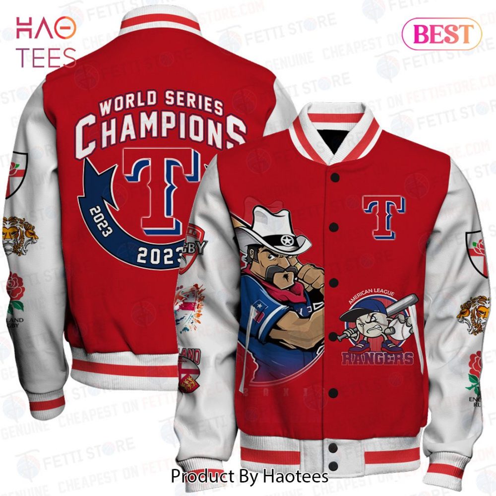 Celebrate Victory: 2023 World Series Champions Varsity Jacket - Show Your Team Pride!