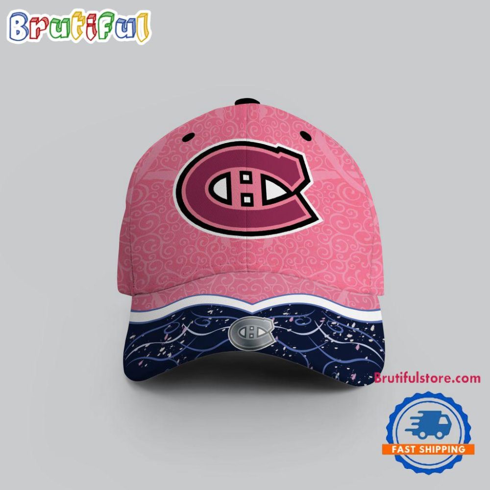 Nhl Montreal Canadiens Hockey Fights Against Cancer Design Cap