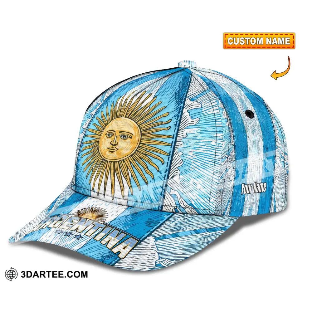 Personalized Cap, Customized Argentina World Cup 2026 Classic Cap