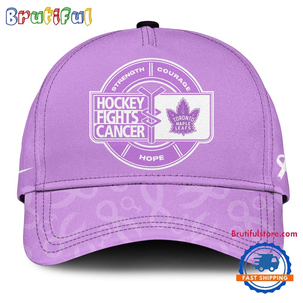 Toronto Maple Leafs 2025 Nhl Hockey Fights Cancer Limited Edition Cap
