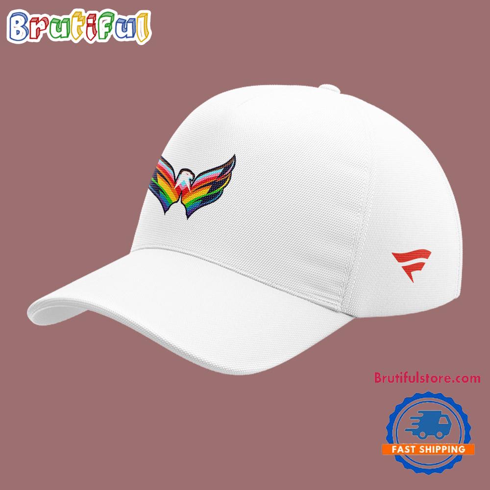Washington Capitals Special Pride Night White Cap Hats